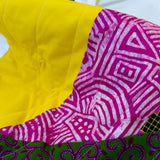 Joy Quilt Green and Purple