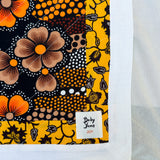 Joy Quilt Yellow and Orange Flowers