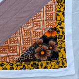 Joy Quilt Yellow and Orange Flowers