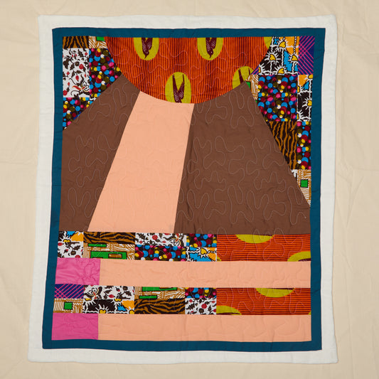 Abundance Baby Quilt - Orange Sparrow