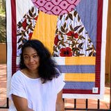 Abundance Quilt Red and Yellow