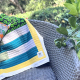 Abundance Quilt Green and Yellow Cowrie