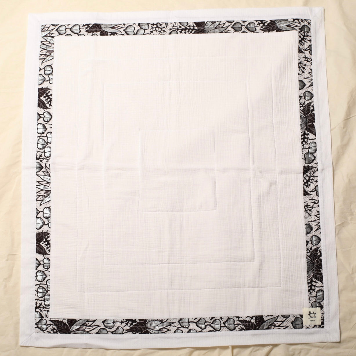 Best Handmade Baby Quilts - Silver Ankara