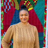 Abundance Quilt Red Denim